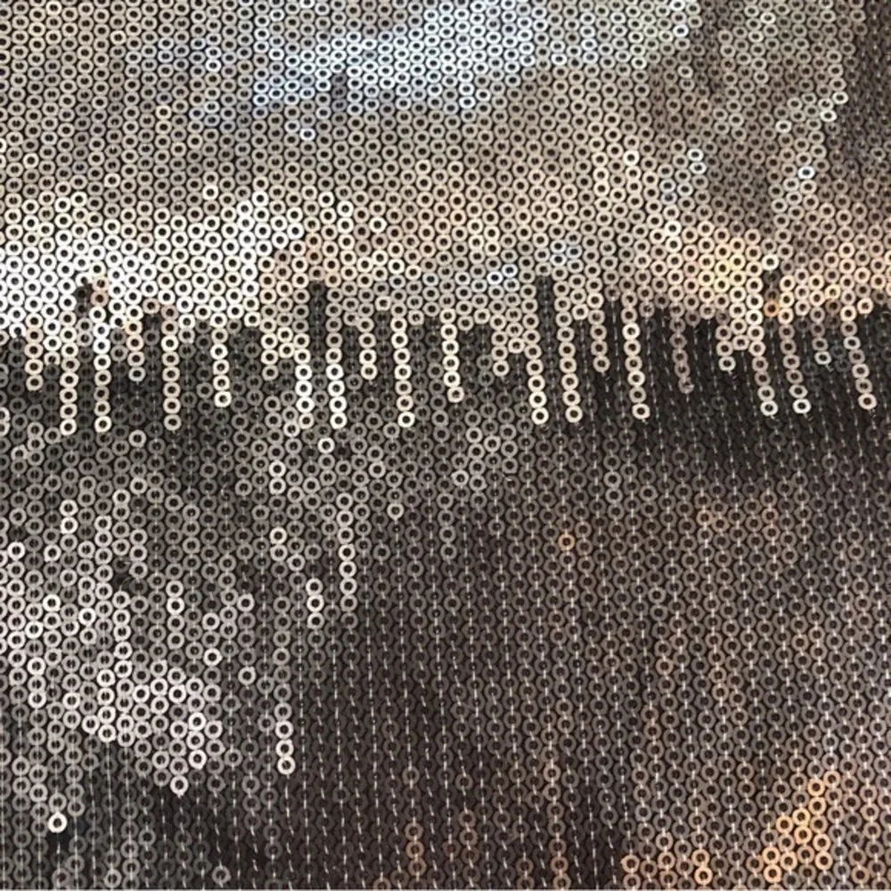 Free People 🖤 Gunmetal Sequined Ombre Backless Oversized Shift Mini Dress, S/XS - Picture 6 of 15